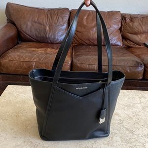 Michael Kors Whitney tote, black leather